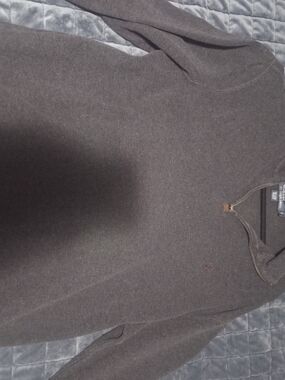 Polo by Ralph Lauren Men's Half-Zip Sweater in Dark Grey